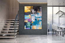 Load image into Gallery viewer, Modern Abstract Huge Wall Art Oil Painting on Canvas Colorful Painting Bp110