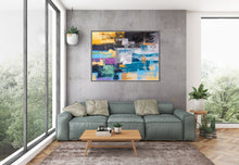 Load image into Gallery viewer, Modern Abstract Huge Wall Art Oil Painting on Canvas Colorful Painting Bp110
