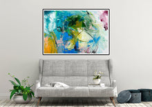 Load image into Gallery viewer, Colorful Painting Large Artwork Bathroom Wall Art Abstract Painting on Canvas Dp017