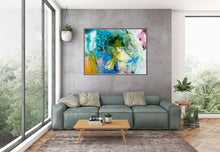 Load image into Gallery viewer, Colorful Painting Large Artwork Bathroom Wall Art Abstract Painting on Canvas Dp017