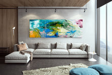 Load image into Gallery viewer, Colorful Painting Large Artwork Bathroom Wall Art Abstract Painting on Canvas Dp017