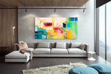 Load image into Gallery viewer, Colorful Wall Art Paintings Extra Large Artwork Abstract Canvas Art Dp083