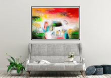 Load image into Gallery viewer, Colorful Wall Art Paintings Red Yellow Green Modern Artwork Bp126