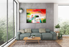 Load image into Gallery viewer, Colorful Wall Art Paintings Red Yellow Green Modern Artwork Bp126