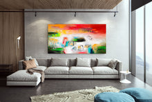 Load image into Gallery viewer, Colorful Wall Art Paintings Red Yellow Green Modern Artwork Bp126