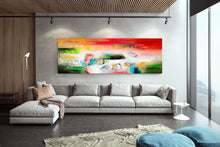 Load image into Gallery viewer, Colorful Wall Art Paintings Red Yellow Green Modern Artwork Bp126