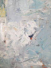 Load image into Gallery viewer, Large Green Purple Abstract Painting Wall Canvas Art Bp093