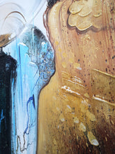 Load image into Gallery viewer, Oversized Artwork for Walls Green Painting Beige Painting Bp079