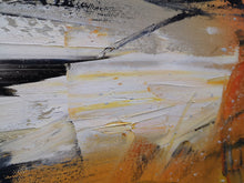 Load image into Gallery viewer, Big Artwork Yellow Abstract Painting, Minimalist Abstract Art Gp034