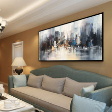 Load image into Gallery viewer, Large City Abstract Painting Art New York Painting Cityscape Cp016