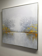Load image into Gallery viewer, White Sky Abstract Painting Wall Seascape Yellow Painting Abstract Artwork Dp097