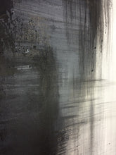 Load image into Gallery viewer, Black And White Abstract Canvas Heavy Texture Painting Ap054