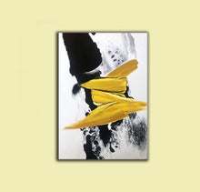 Load image into Gallery viewer, Black And White God Abstract Painting Large Modern Wall Art Np077