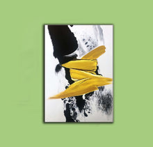 Load image into Gallery viewer, Black And White God Abstract Painting Large Modern Wall Art Np077