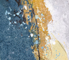 Load image into Gallery viewer, Grey And Blue Painting Large Abstract Art on Canvas Bp088