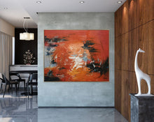 Load image into Gallery viewer, Original Artwork Red Abstract Painting Contemporary Art Gp034