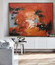 Load image into Gallery viewer, Original Artwork Red Abstract Painting Contemporary Art Gp034