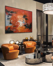 Load image into Gallery viewer, Original Artwork Red Abstract Painting Contemporary Art Gp034