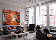 Load image into Gallery viewer, Original Artwork Red Abstract Painting Contemporary Art Gp034