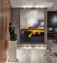 Load image into Gallery viewer, Sofa Size Artwork Sea Abstract Painting,Sky Landscape Gp027
