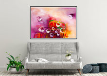 Load image into Gallery viewer, Purple Red Yellow Large Abstract Art Dining Room Painting Art Dp015