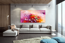Load image into Gallery viewer, Purple Red Yellow Large Abstract Art Dining Room Painting Art Dp015