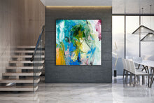Load image into Gallery viewer, Colorful Painting Large Artwork Bathroom Wall Art Abstract Painting on Canvas Dp017
