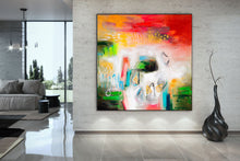 Load image into Gallery viewer, Colorful Wall Art Paintings Red Yellow Green Modern Artwork Bp126