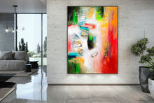 Load image into Gallery viewer, Colorful Wall Art Paintings Red Yellow Green Modern Artwork Bp126