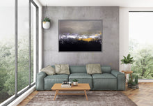 Load image into Gallery viewer, Black Grey Gold Abstract Painting Modern Decor Large Artwork Bp107
