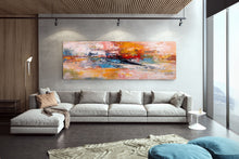 Load image into Gallery viewer, Red Yellow Blue Abstract Painting Modern Decor Custom Art BP099