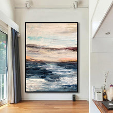 Load image into Gallery viewer, Big Canvas Paintings for Home Decor Sunset Painting Bp026