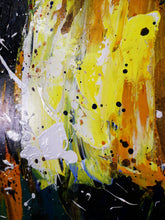 Load image into Gallery viewer, Brown Yellow Purple Abstract Canvas Abstract Art Large Canvas Painting NP004