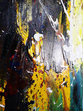 Load image into Gallery viewer, Brown Yellow Purple Abstract Canvas Abstract Art Large Canvas Painting NP004