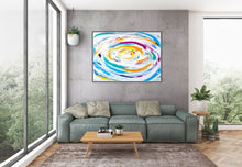 Load image into Gallery viewer, Large Colorful Landscape AbstractOriginal Art Kp068