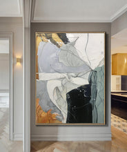 Load image into Gallery viewer, Beige Gray Orange Abstract Painting Minimalist Abstract Painting Np061