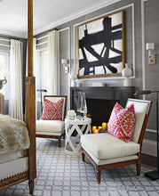 Load image into Gallery viewer, Black and White Abstract Painting Minimalist Painting Op044