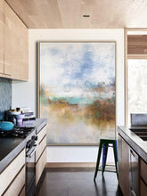 Load image into Gallery viewer, Brown Abstract Painting Sky Canvas Abstract Art Sea Abstract Painting Bp104
