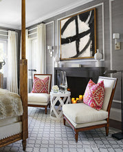 Load image into Gallery viewer, Black And White Abstract Art Painting Minimalist Painting Op025