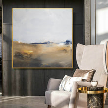 Load image into Gallery viewer, Brown White Landscape Painting living Room Wall Art Yp060