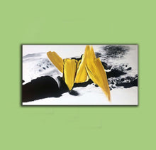 Load image into Gallery viewer, Black And White Gold Oversized Abstract Painting Original Art Cp031