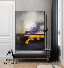 Load image into Gallery viewer, Sofa Size Artwork Sea Abstract Painting,Sky Landscape Gp027