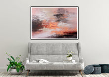 Load image into Gallery viewer, Pink White Brown Abstract Painting Modern Abstract Painting Qp031
