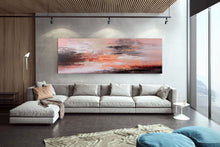 Load image into Gallery viewer, Pink White Brown Abstract Painting Modern Abstract Painting Qp031