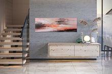 Load image into Gallery viewer, Pink White Brown Abstract Painting Modern Abstract Painting Qp031