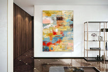 Load image into Gallery viewer, Extra Large Paintings,Knife Abstract Art,Office Wall Art Gp061