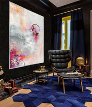 Load image into Gallery viewer, Colorful Wall Art Living Room Texture Wall Art, Knife Oil Painting Bp067