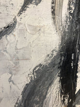 Load image into Gallery viewer, Black and White Abstract Painting Beige Paintings on Canvas Kp047