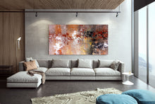Load image into Gallery viewer, Brown Orange Red Original Abstract Paintings On Canvas Kp054