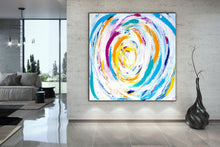 Load image into Gallery viewer, Large Colorful Landscape AbstractOriginal Art Kp068
